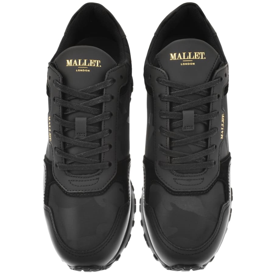 Mallet trainers mens black top